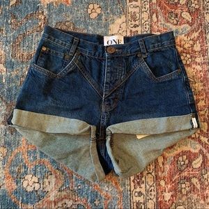 One Teaspoon denim shorts!